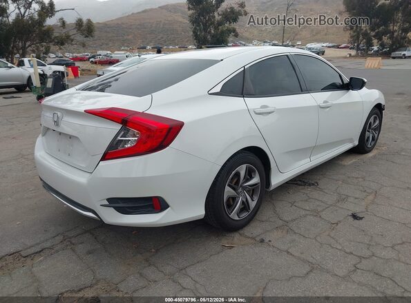 2HGFC2F68KH573995 2019 HONDA CIVIC White Задня права чверть