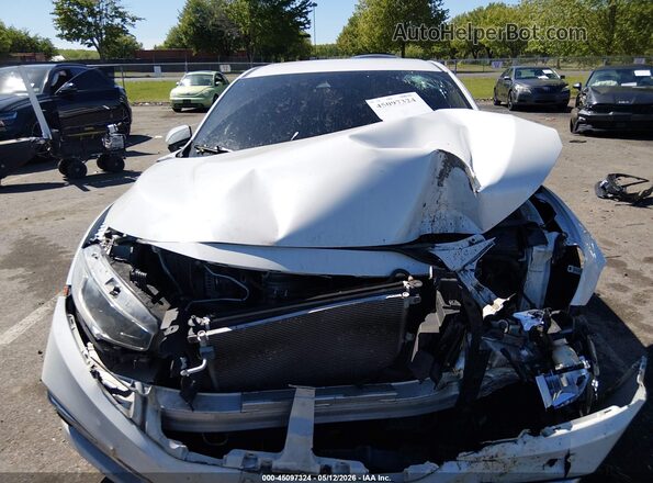 2HGFC2F68LH503740 2020 HONDA CIVIC White Vista del cuadro de instrumentos
