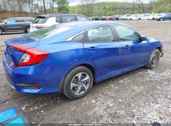 2HGFC2F68MH524668 2021 HONDA CIVIC Синий Задняя правая четверть
