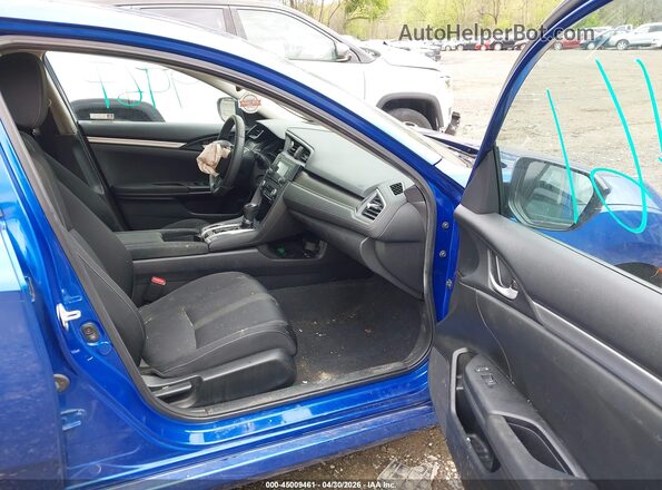 2HGFC2F68MH524668 2021 HONDA CIVIC Синий Вид салона спереди