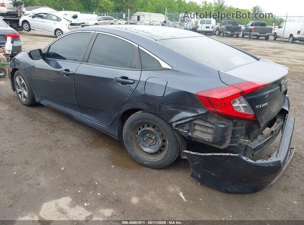 2HGFC2F69KH521131 2019 HONDA CIVIC Dark Blue Հետևի ձախ