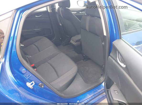 2HGFC2F69KH600492 2019 HONDA CIVIC Blue VIN sticker view