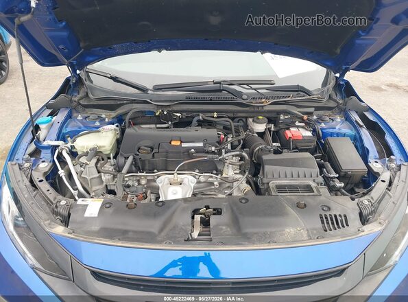 2HGFC2F69KH600492 2019 HONDA CIVIC Blue Rear view