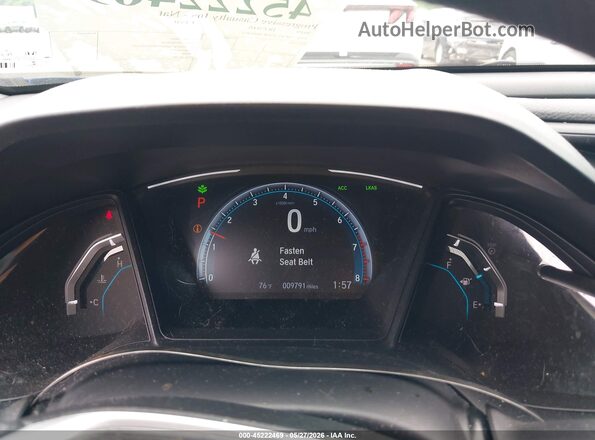 2HGFC2F69KH600492 2019 HONDA CIVIC Blue Rear seats view