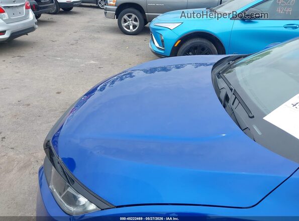 2HGFC2F69KH600492 2019 HONDA CIVIC Blue Front view