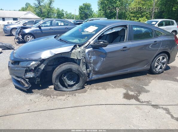 2HGFC2F69LH556897 2020 HONDA CIVIC Серый Вид спереди