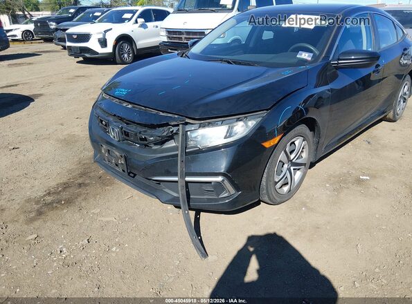 2HGFC2F6XKH550010 2019 HONDA CIVIC Black Front view