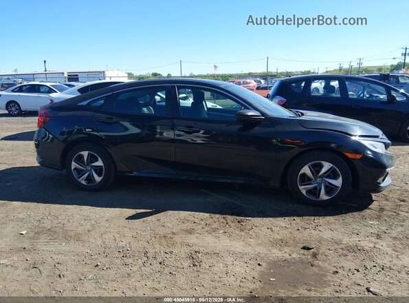 2HGFC2F6XKH550010 2019 HONDA CIVIC Black Rear interior view