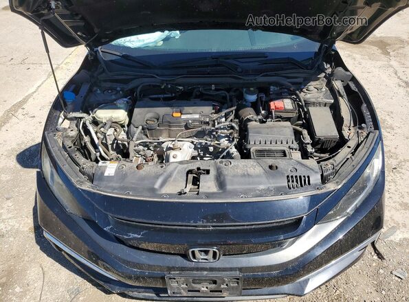 2HGFC2F6XMH525661 2021 HONDA CIVIC Black Սալոնի հետևի տեսք