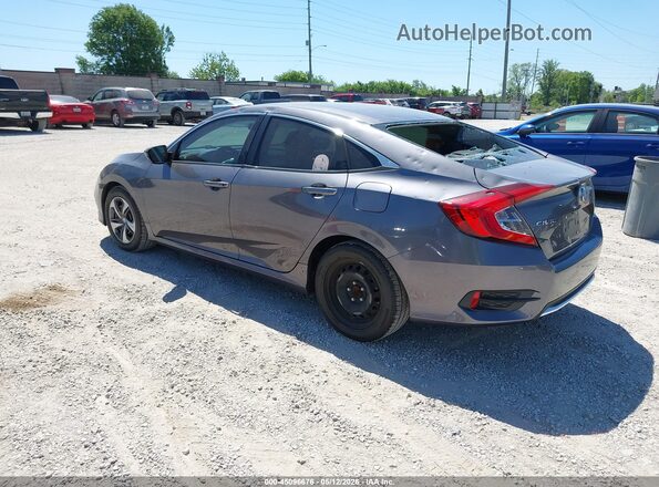 2HGFC2F6XMH527586 2021 HONDA CIVIC Gray Trasero izquierdo