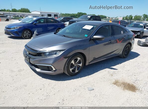 2HGFC2F6XMH527586 2021 HONDA CIVIC Gray Vista tres cuartos delantera izquierda