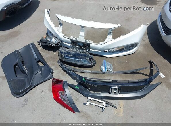 2HGFC2F6XMH559387 2021 HONDA CIVIC White Widok zestawu wskaźników