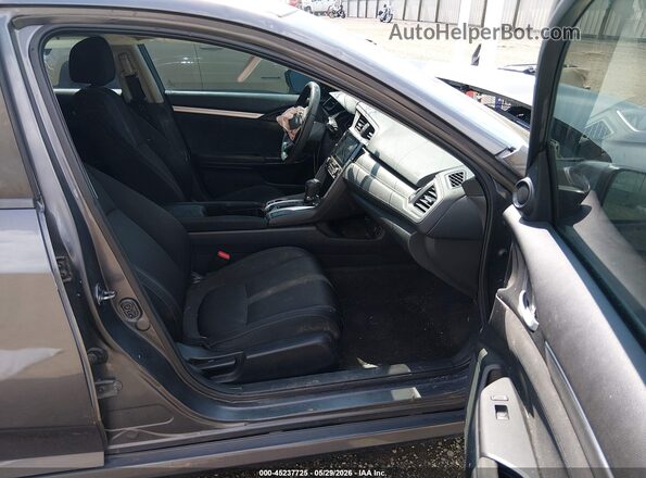 2HGFC2F70GH506114 2016 HONDA CIVIC Gray Widok wnętrza z przodu
