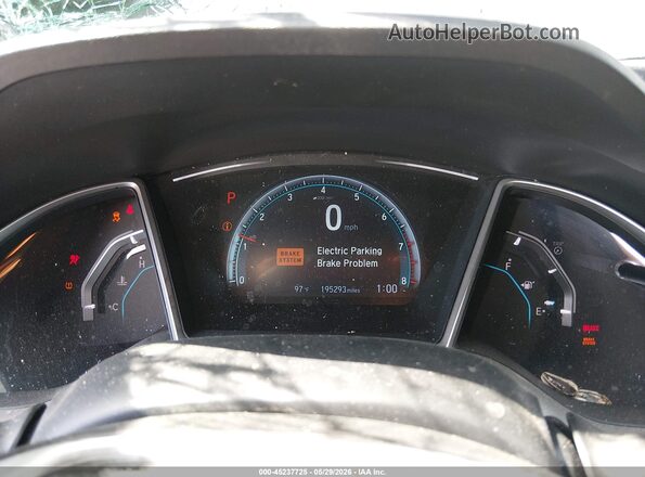 2HGFC2F70GH506114 2016 HONDA CIVIC Gray Widok tylnych siedzeń