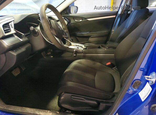 2HGFC2F70HH510665 2017 HONDA CIVIC Blue Вид салону спереду