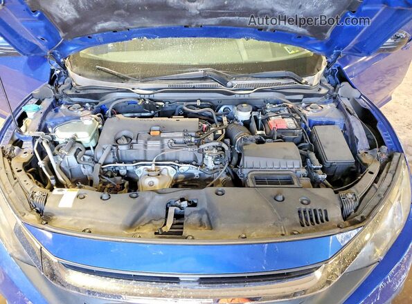 2HGFC2F70HH510665 2017 HONDA CIVIC Blue Вид задньої частини салону