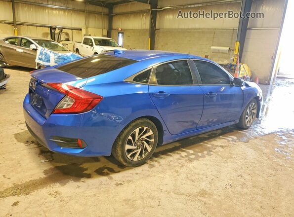 2HGFC2F70HH510665 2017 HONDA CIVIC Blue Задня права чверть