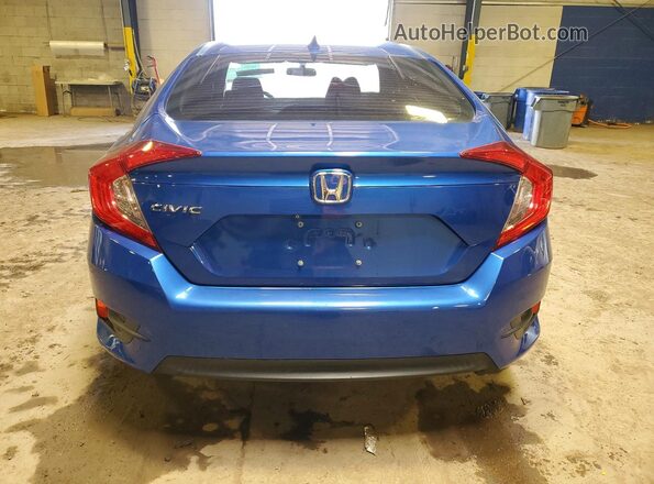 2HGFC2F70HH510665 2017 HONDA CIVIC Blue Вид ззаду