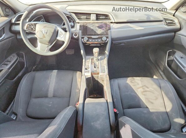 2HGFC2F70JH542652 2018 HONDA CIVIC Белый Вид панели приборов