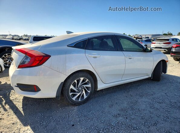 2HGFC2F70JH542652 2018 HONDA CIVIC Белый Задняя правая четверть