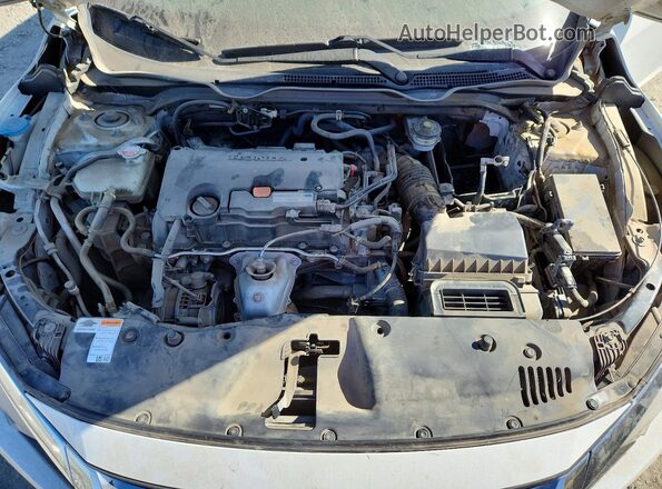 2HGFC2F70JH542652 2018 HONDA CIVIC Белый Вид задней части салона