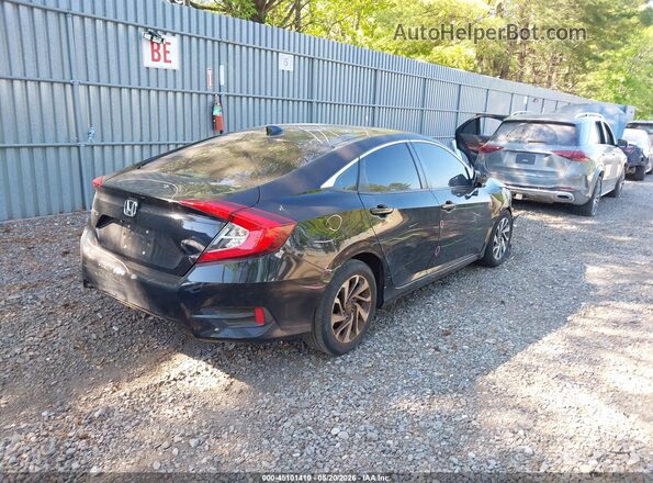 2HGFC2F70JH560293 2018 HONDA CIVIC Black Задня права чверть