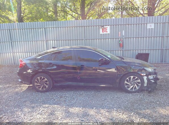 2HGFC2F70JH560293 2018 HONDA CIVIC Black Вид задньої частини салону