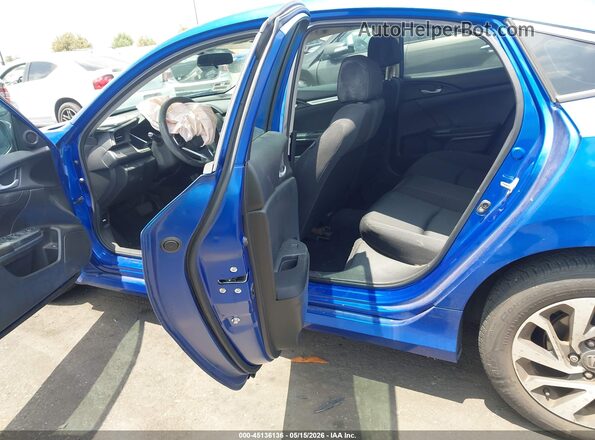 2HGFC2F72GH550325 2016 HONDA CIVIC Blue Вид наклейки з VIN-кодом