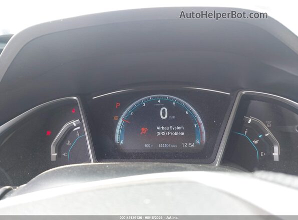 2HGFC2F72GH550325 2016 HONDA CIVIC Blue Вид задніх сидінь