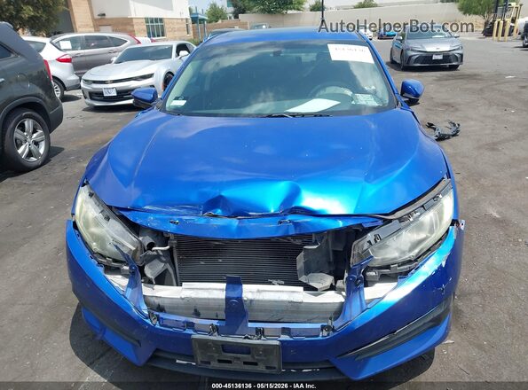 2HGFC2F72GH550325 2016 HONDA CIVIC Blue Вид задньої частини салону