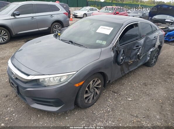 2HGFC2F73JH532911 2018 HONDA CIVIC Gray Front left