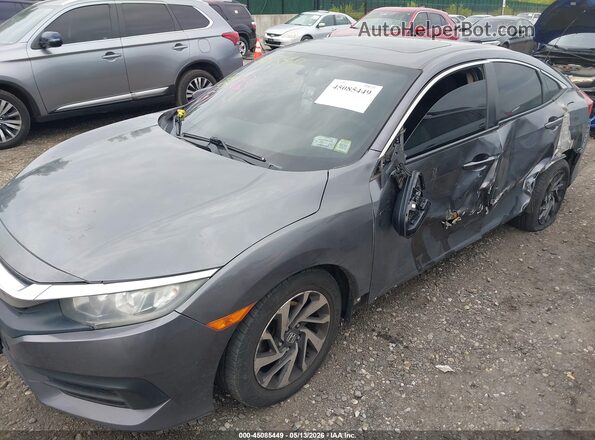 2HGFC2F73JH532911 2018 HONDA CIVIC Gray Front view
