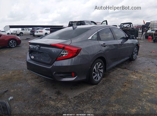 2HGFC2F73JH592378 2018 HONDA CIVIC Silver Trasero derecho