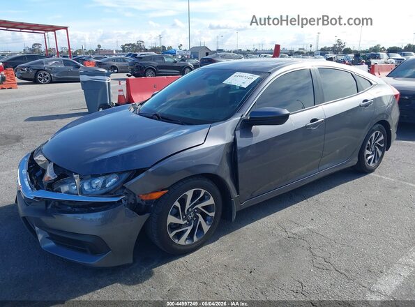 2HGFC2F74HH559478 2017 HONDA CIVIC Gray Front left