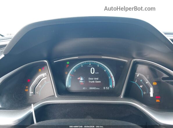 2HGFC2F74HH559478 2017 HONDA CIVIC Gray Rear seats view
