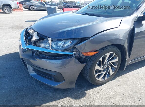 2HGFC2F74HH559478 2017 HONDA CIVIC Gray Front view