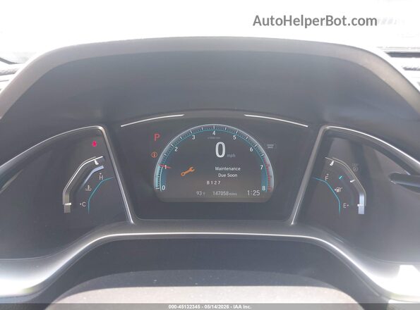 2HGFC2F74HH565670 2017 HONDA CIVIC White Rear seats view