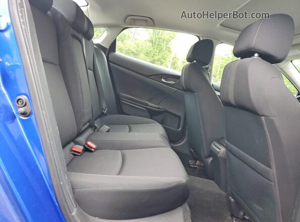 2HGFC2F74JH565142 2018 HONDA CIVIC Blue Widok tylnych siedzeń