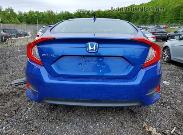2HGFC2F74JH565142 2018 HONDA CIVIC Blue Widok z tyłu