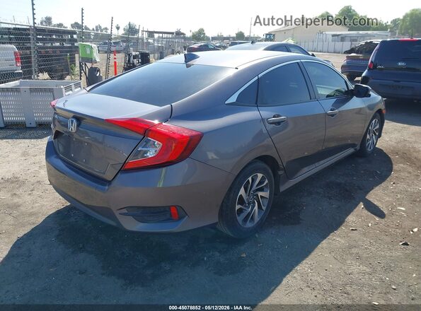 2HGFC2F74JH578215 2018 HONDA CIVIC Gray Задня права чверть