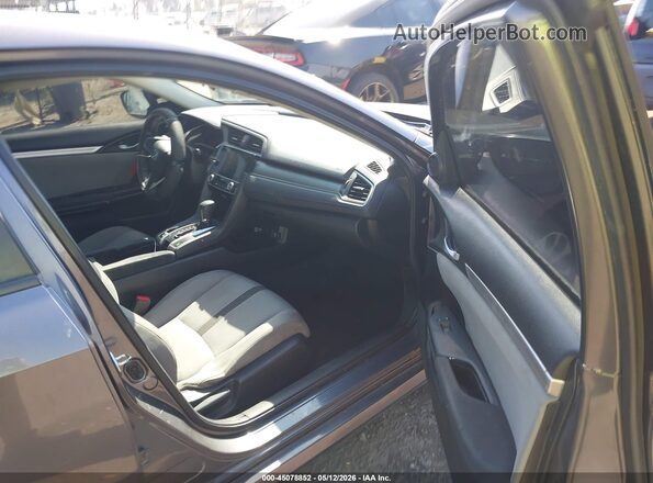 2HGFC2F74JH578215 2018 HONDA CIVIC Gray Вид салону спереду