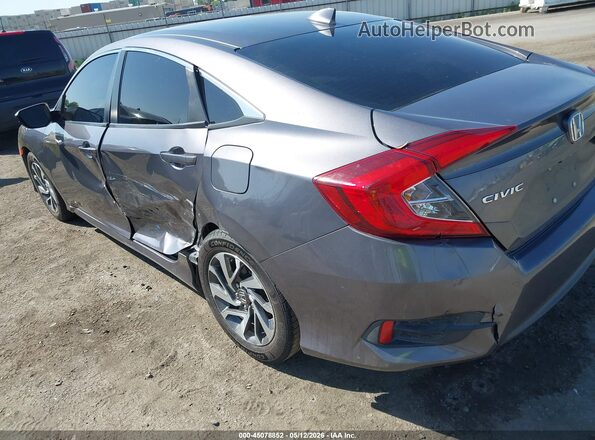 2HGFC2F74JH578215 2018 HONDA CIVIC Gray Вид спереду