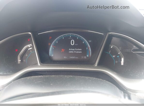2HGFC2F74JH585066 2018 HONDA CIVIC Синий Вид задних сидений