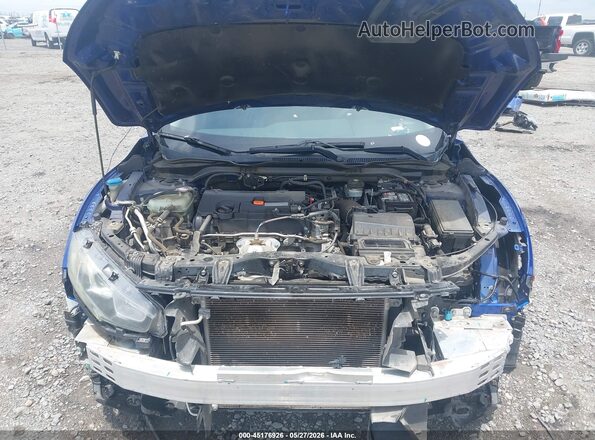 2HGFC2F74JH585066 2018 HONDA CIVIC Синий Вид сзади