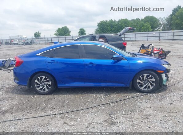 2HGFC2F74JH585066 2018 HONDA CIVIC Синий Панорамный вид салона 360°