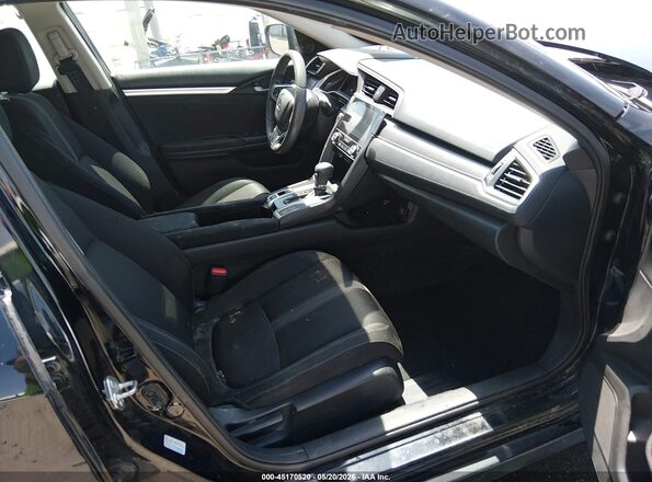 2HGFC2F75GH521739 2016 HONDA CIVIC Черный Вид салона спереди