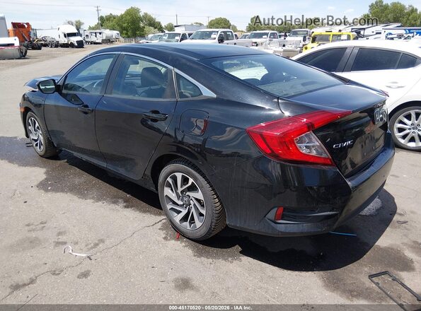 2HGFC2F75GH521739 2016 HONDA CIVIC Черный Задняя левая четверть