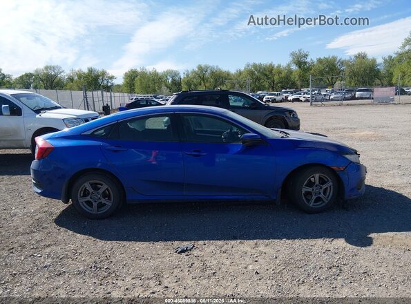 2HGFC2F75HH562146 2017 HONDA CIVIC Blue Rear interior view