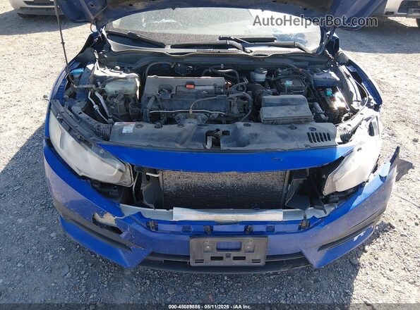 2HGFC2F75HH562146 2017 HONDA CIVIC Blue Rear view