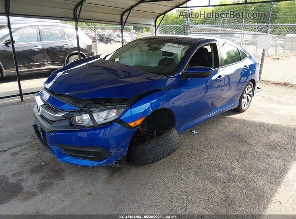 2HGFC2F75JH560886 2018 HONDA CIVIC Синий Передняя левая четверть